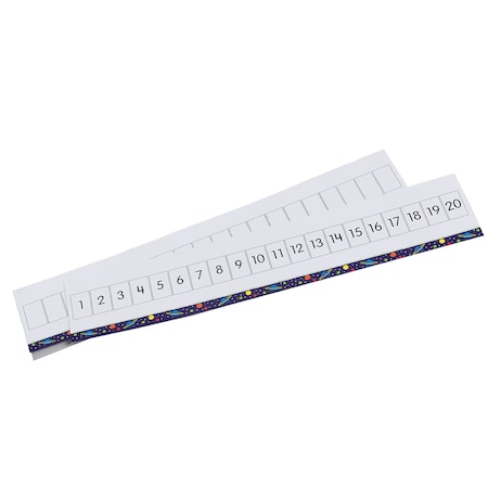 Didax Write-On/Wipe-Off 1-20 Number Path, Set of 10 PK 211774